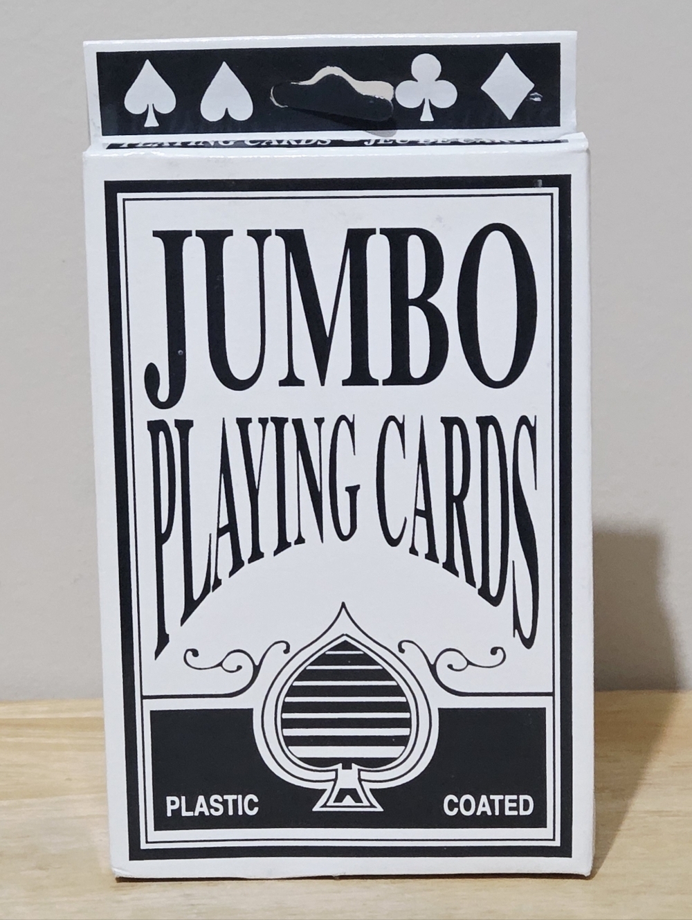 *5 for $20* Jumbo Playing Cards - Plastic Coated